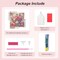 Flower Diamond Painting Kit for Adults, 5D Butterfly Diamond Art for Beginners - DIY Full Diamond Dot Gem Art Painting, Gifts,Suitable Home Wall Arts and Craft Paint Kits, 12x12Inch